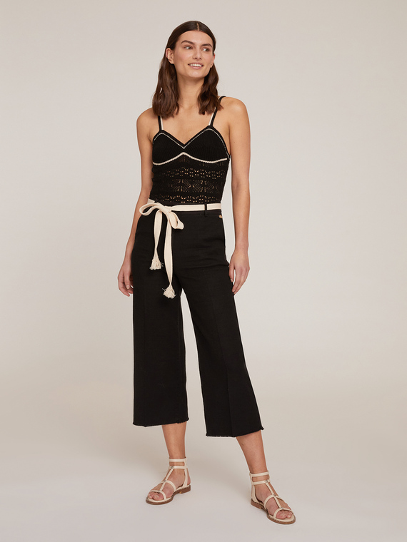 Motivi Pantaloni ampi cropped Donna