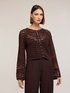 Cardigan aus durchbrochener Strickware mit Lurex-Mix image number 2