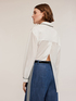 Camicia con piping e spacco posteriore image number 1