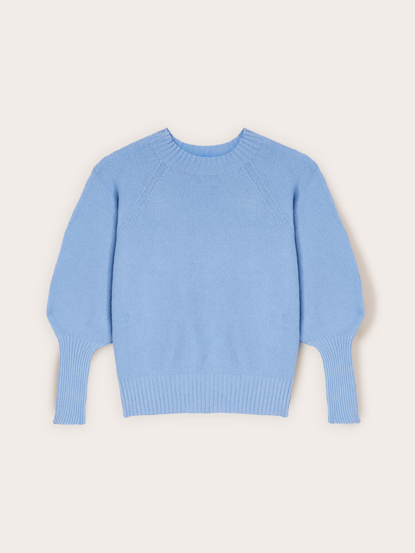 Sweater with voluminous sleeves image number 4