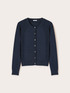 Cardigan with ribbed details image number 4