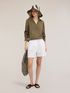 Blusa in raso con colletto image number 4