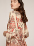 Cashmere pattern kimono cut jacket image number 2