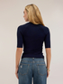 Viscose sweater with ribbed raglan sleeves image number 1