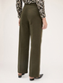 Pantalon large en gabardine image number 1