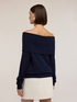 Maille off-shoulder en m&eacute;lange viscose image number 1