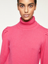 Turtleneck sweater with puff sleeves image number 2