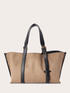 Shopper mit Schnallenhenkel und kontrastierenden Profilen image number 1