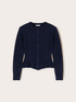 Cardigan cu volănaș din tricot amestec de l&acirc;nă image number 4