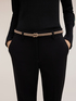 Chain belt with knot and micro crystals image number 0