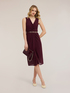 Etuikleid aus Georgette mit Drapierung image number 0