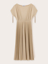 Rochie midi din jerseu lurex image number 4