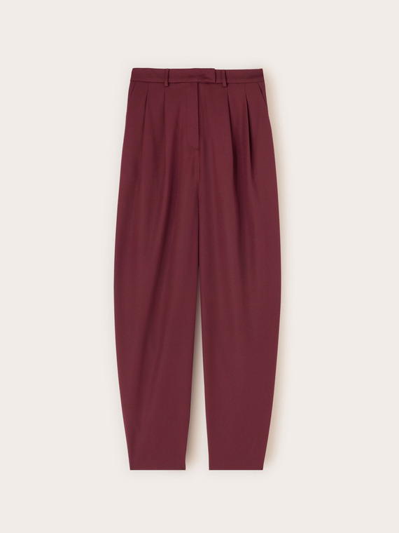 Viscose barrel pants