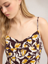 Long viscose dress with print image number 3
