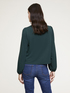 Crepe jersey blouse with long sleeves image number 1