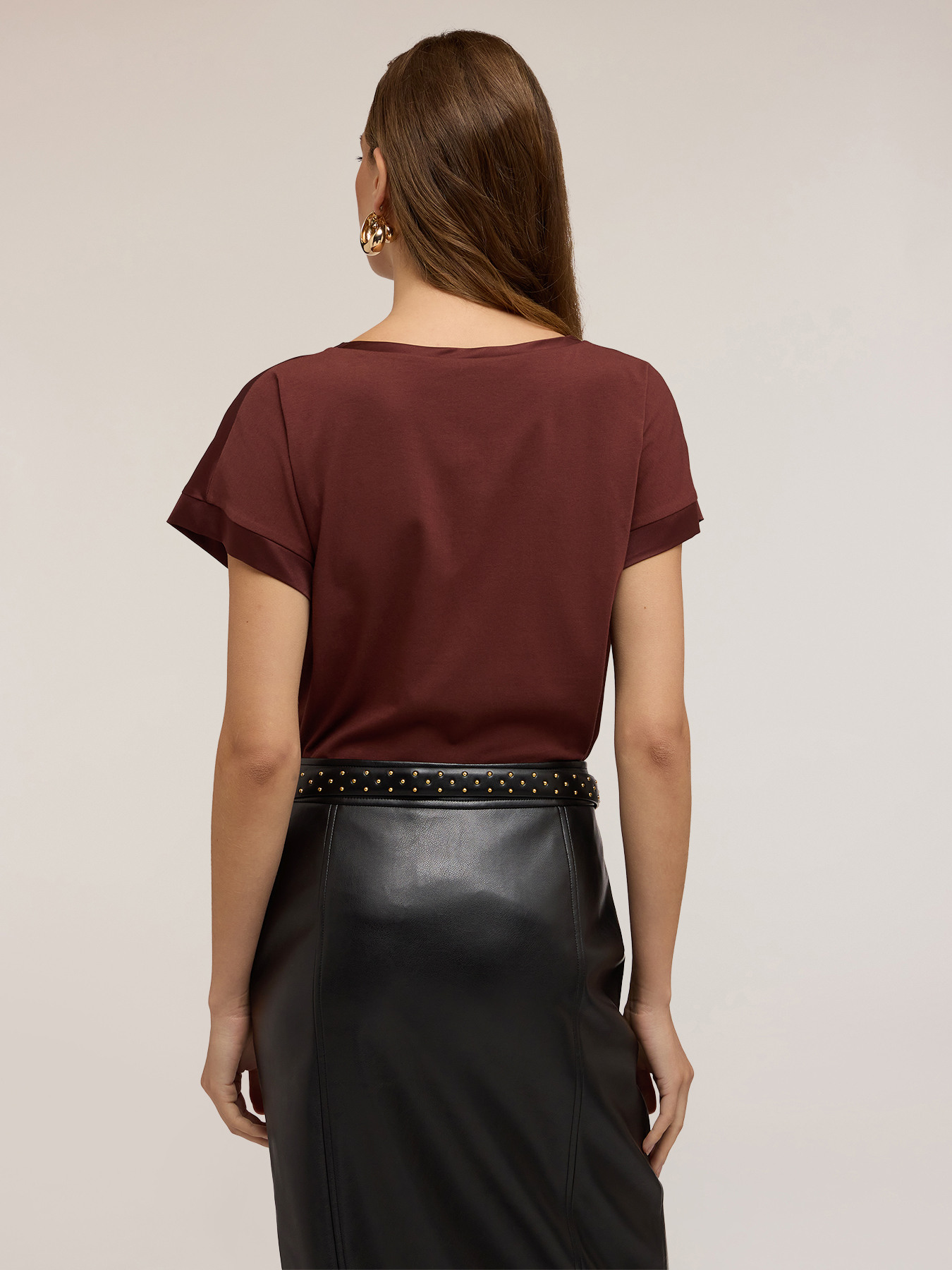 Tricou din două materiale image number 1