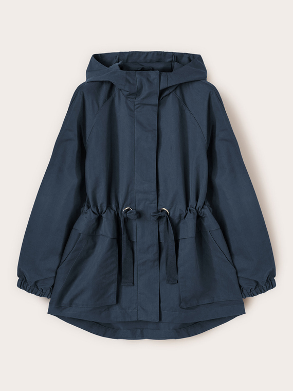 Parka misto cotone con cappuccio