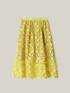 Lace openwork midi skirt image number 3