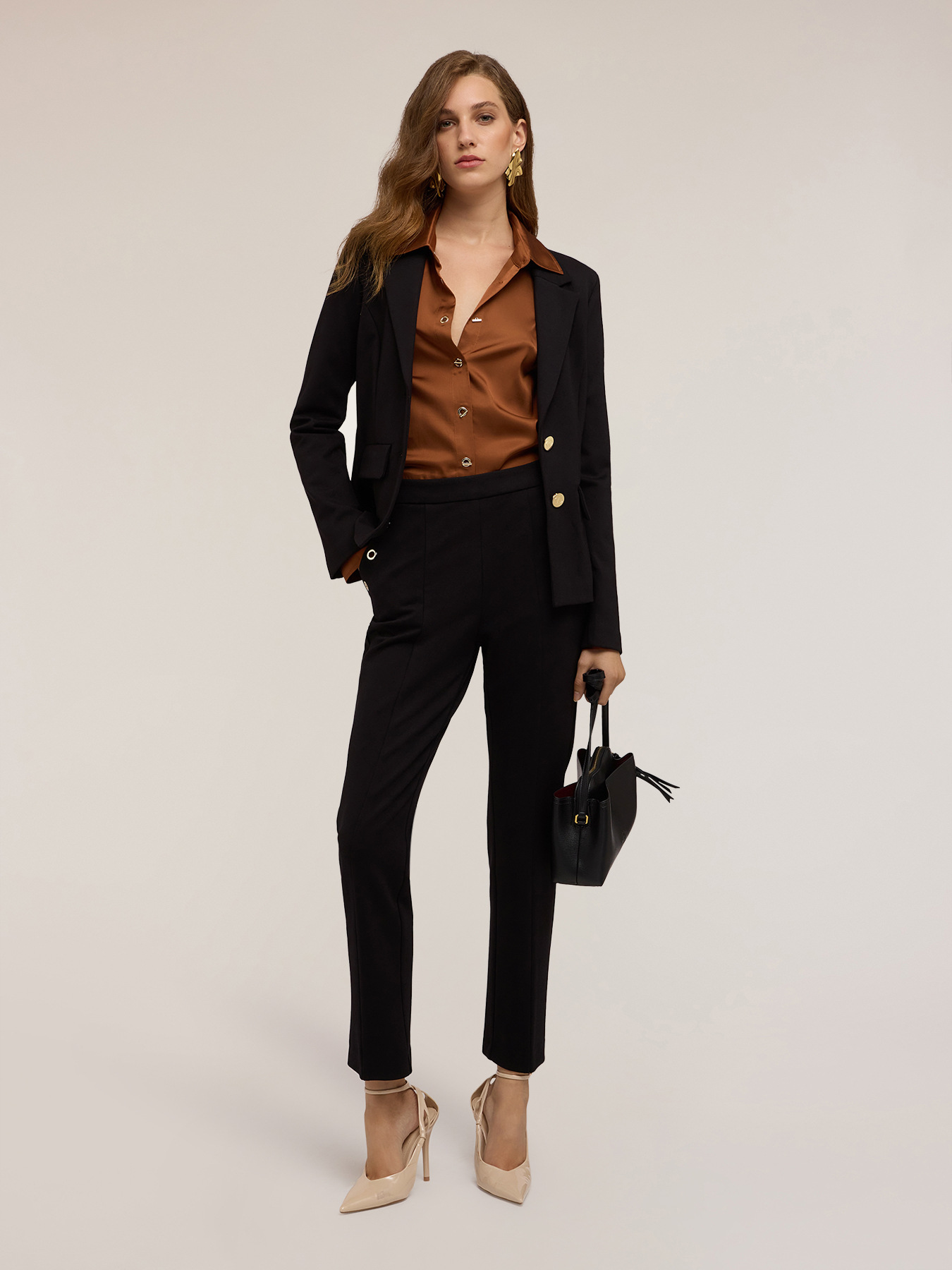 Blazer sfoderata in punto milano image number 2