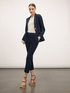Linen-blend Capri trousers image number 4