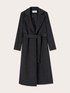 The Tailoring Lab belted coat in cashmere blend image number 4