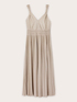 Rochie lungă plisată din jerseu și lurex image number 4
