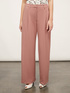 Palazzo trousers with pleats image number 0