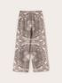 Pantalon palazzo en satin de viscose imprim&eacute; image number 4
