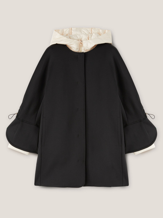 Neoprene coat with padded liner