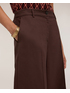 Pantalon palazzo en popeline avec pinces image number 3