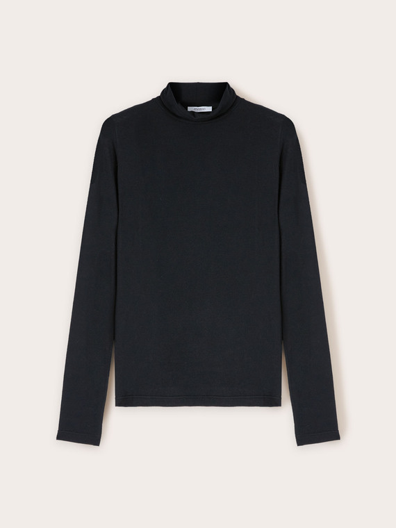 Modal blend turtleneck