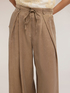 Wide-leg pleated lyocell trousers image number 3