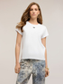Jersey t-shirt with sequin heart image number 0