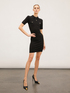 Rochie din tricot cu guler polo image number 0