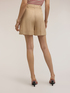Linen blend shorts with turn-up image number 1