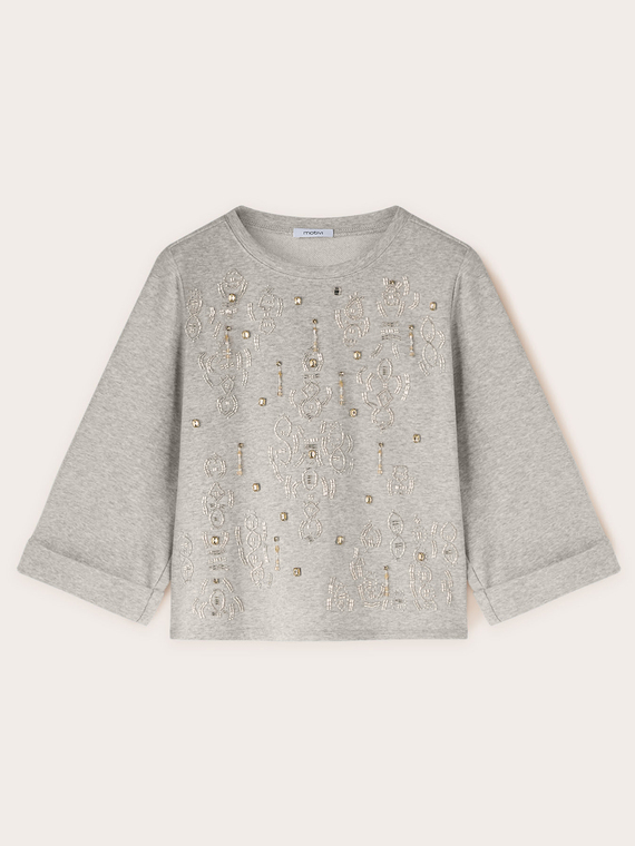 Besticktes Sweatshirt