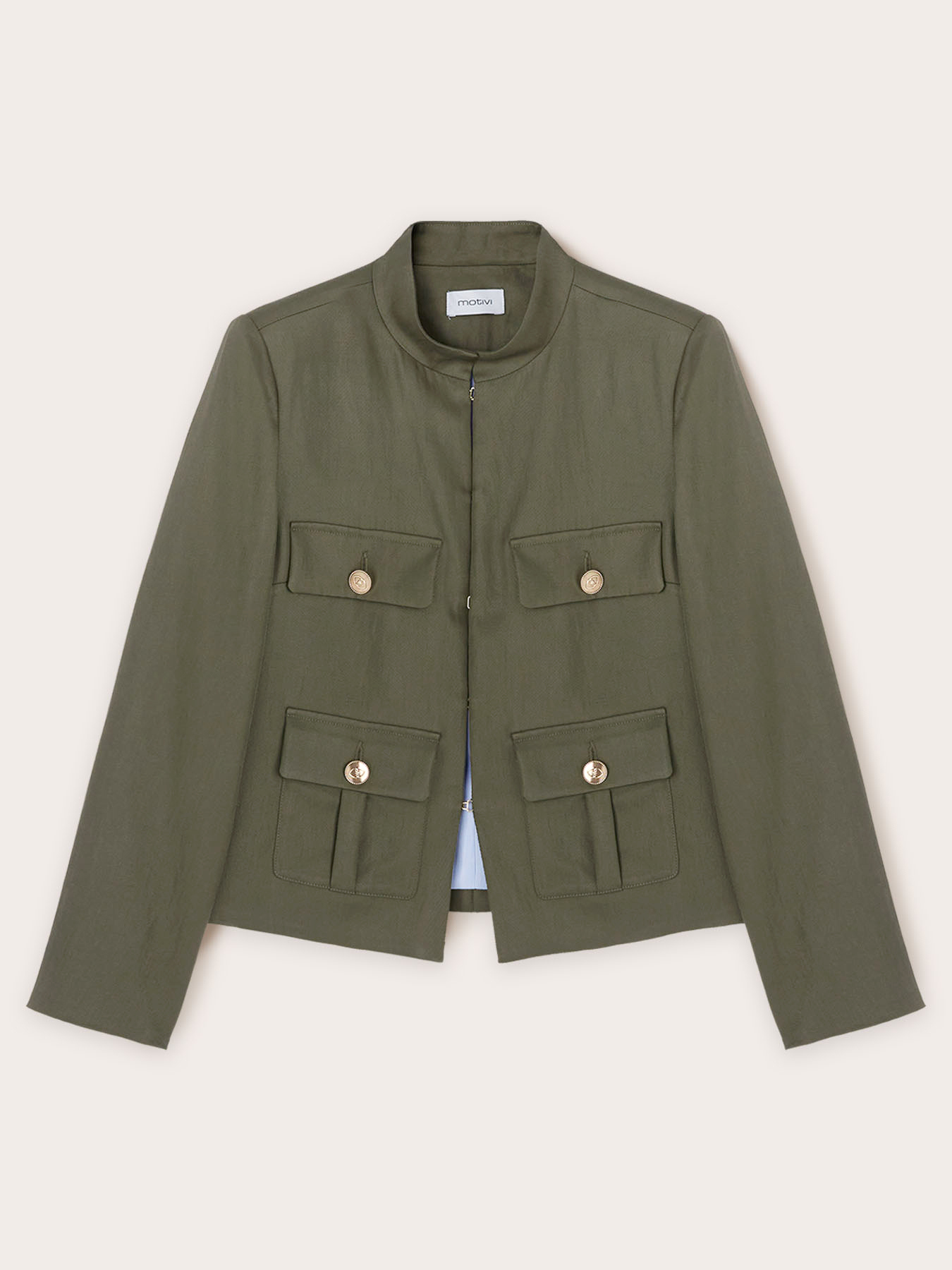 Safari jacket with pockets image number 5