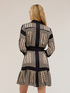 Robe chemisier en satin imprim&eacute; image number 1
