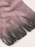 Long gradient scarf with fringes image number 2