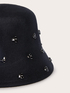 Wool bucket hat with jewels image number 1
