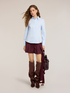 Poplin shirt with hidden buttons image number 2