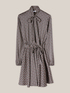 Robe &agrave; col lavalli&egrave;re avec imprim&eacute; &agrave; c&oelig;urs image number 3