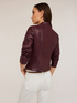 Coated fabric winter jacket with shaping cuts image number 1