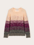 Gradient sweater in mohair blend image number 4