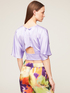 Short blouse with back bow image number 1