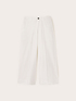 Cropped cotton blend canvas trousers image number 3