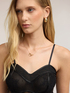 Bustier-Top aus Spitze mit transparenten Eins&auml;tzen image number 3