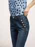 Skinny jeans with button feature image number 2