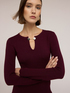 Schlauchkleid aus Strick mit Metalldetail image number 3