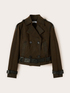 Veste biker en tissu enduit image number 4